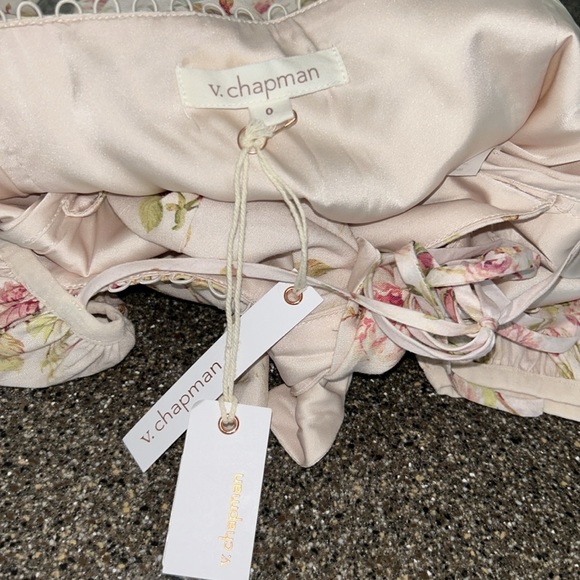 The Geneva Top in Pink Rose Print - Picture 5 of 8